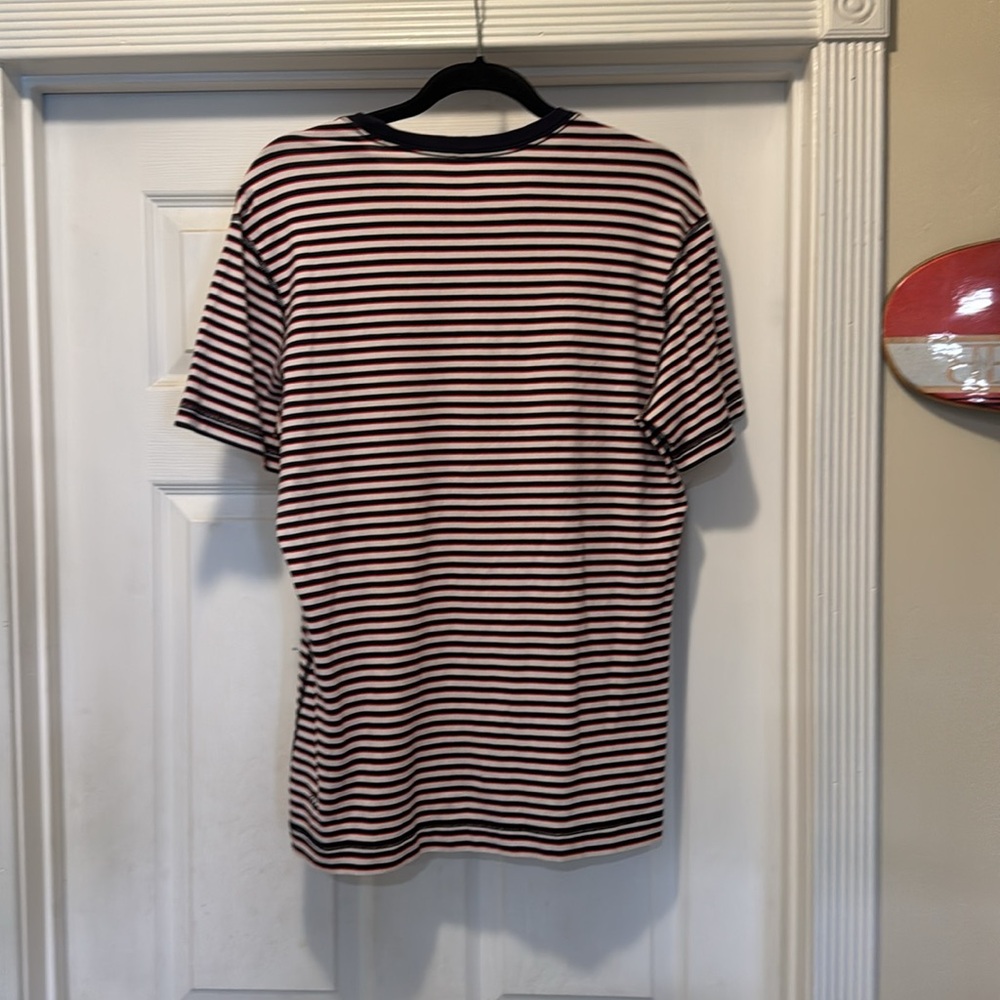 Lululemon Five Year Basic Tee Crew Neck Red White… - image 3